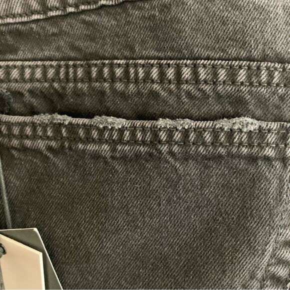 RE/DONE 70s Low Rise Straight Washed Black Jeans Size 29x30 - Picture 6 of 11